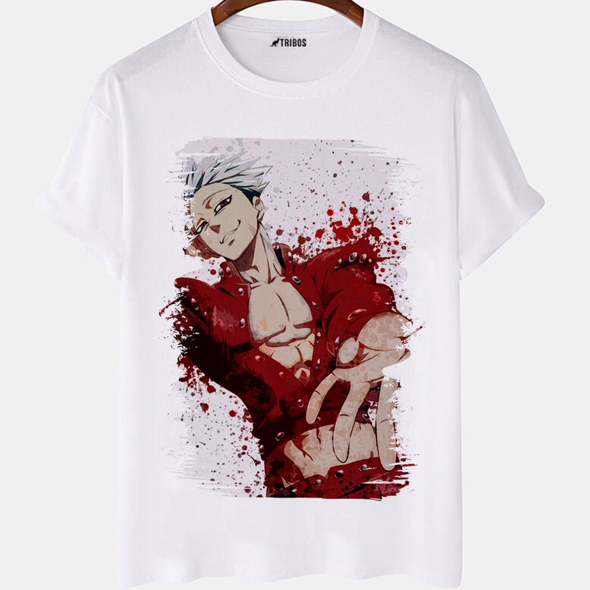 Camiseta Camisa Anime 7 Pecados Nanatsu No Taizai 4