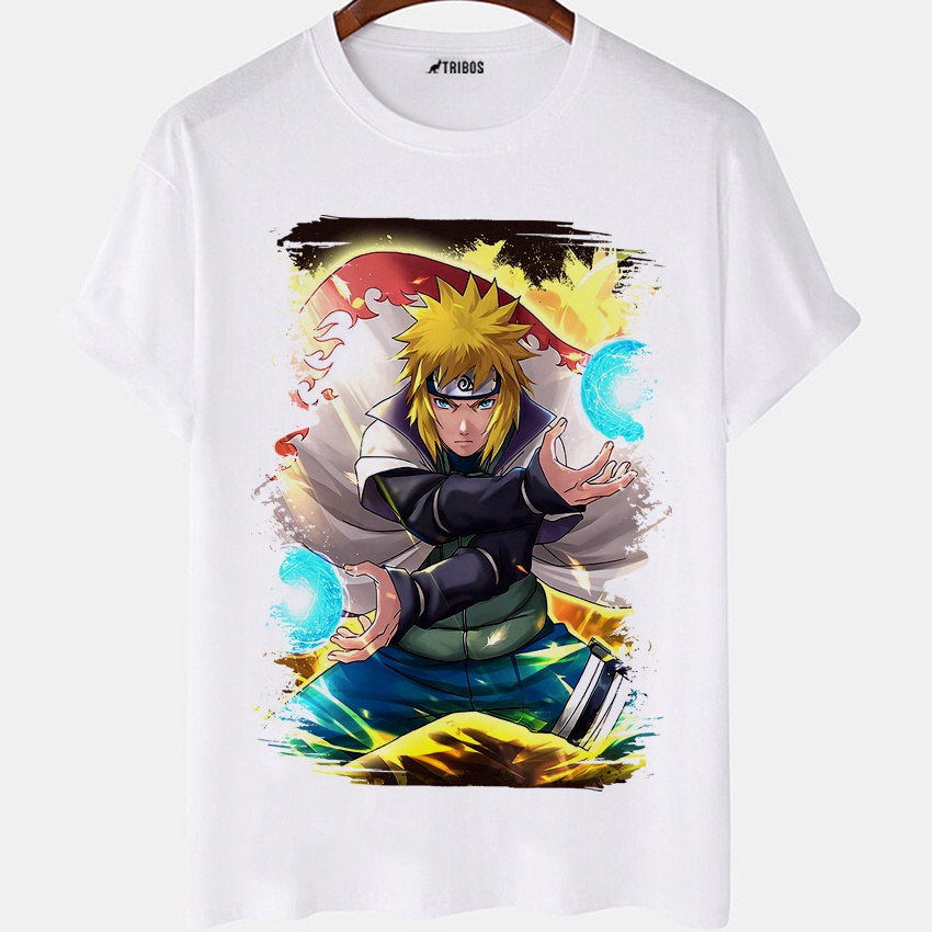 Camiseta Camisa Personalizada Anime Naruto Minato Hd 01