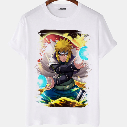 Camiseta masculina Naruto Anime Olhos Desenho otaku Camisa Blusa Branca  Estampada