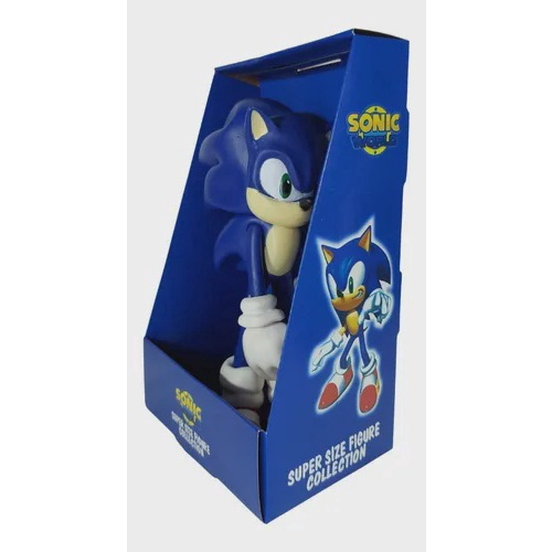 Boneco Sonic Articulado Grande Brinquedo Caixa Original Collection