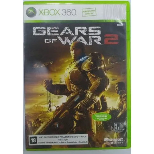 Jogo Xbox 360 Original Gears Of War 2, Jogo de Videogame Epic Games Usado  78367104