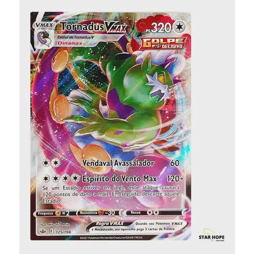 Original Carta Pokemon Lendaria ultra rara Tornadus V em Promoção na  Americanas