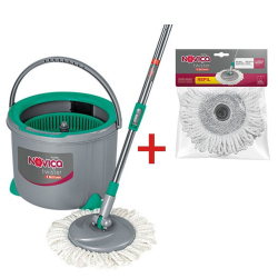 Kit Noviça 1 Mop Twister Bettanin BT1902 + 1 Refil Microfibra BT190R é boa?
