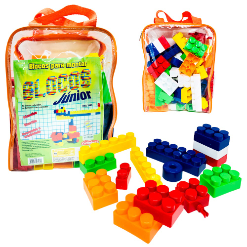 Blocos de Montar Morphun Junior 300 peças Brinquedo Educativo Bambalalão  Brinquedos EducativosBrinquedos Educativos