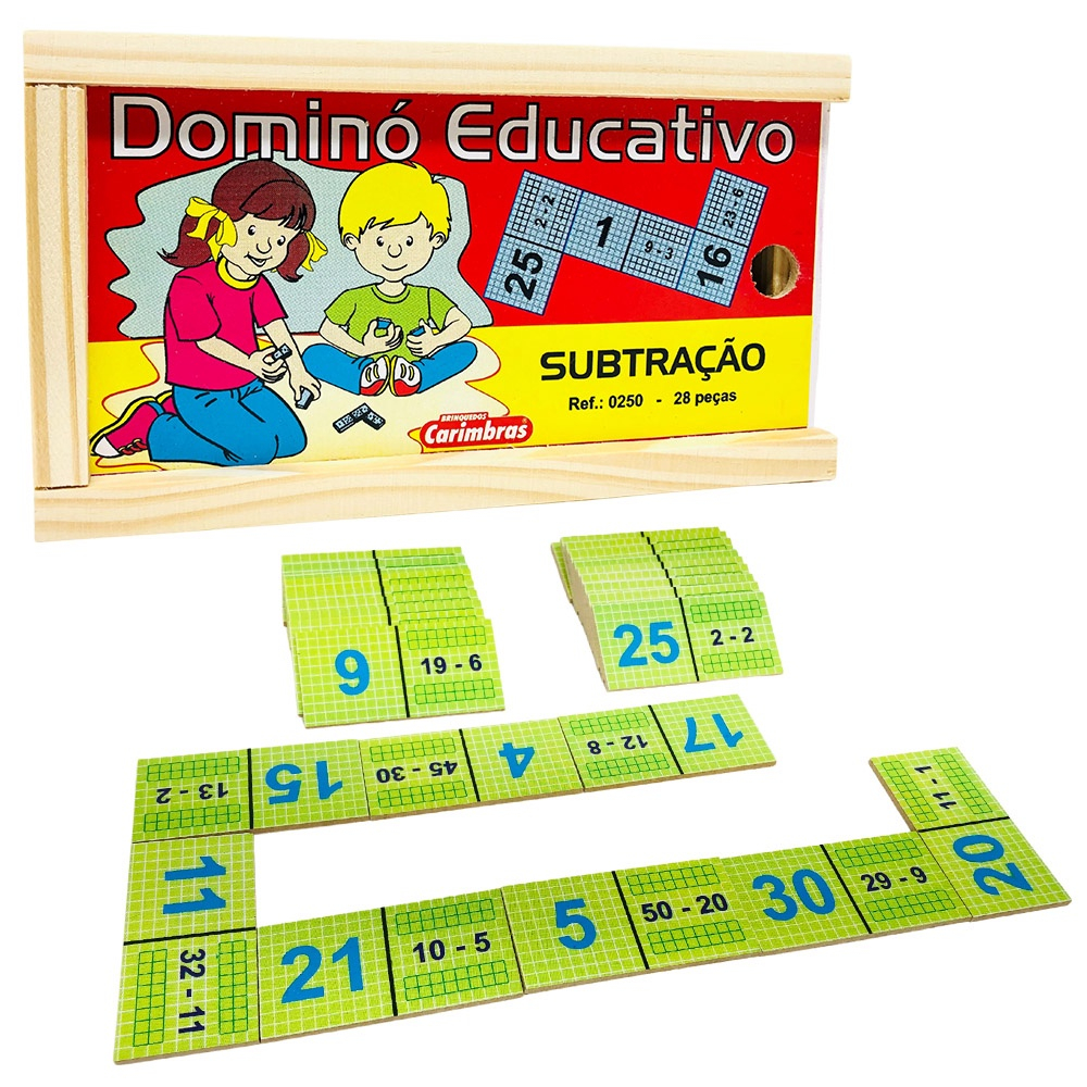 Kit Com 2 Jogos De Mesa Infantil Tabuleiro Dominó Animais em Promoção na  Americanas