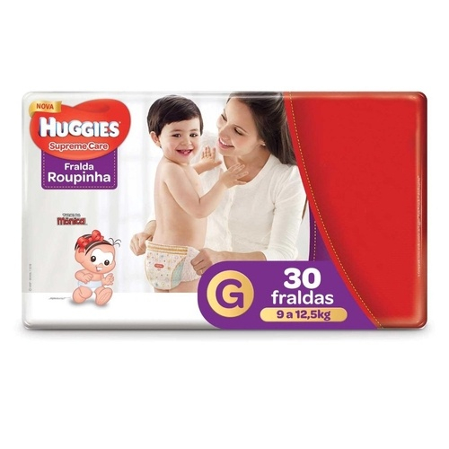 Fralda Roupinha Huggies Supreme Care G 30 Unidades Em Promoção ...