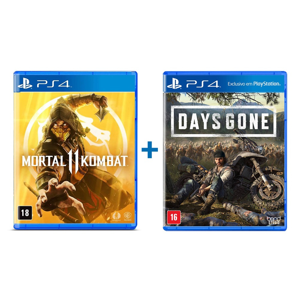 Mortal Kombat 11 + Days Gone - Ps4 Midia Fisica - Pré-venda