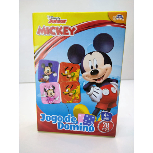 Jogo de Dominó Infantil - Disney Junior - Mickey - 28 Peças - Toyster