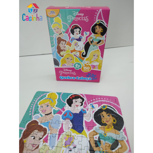 Quebra Cabeça Princesas com 100 peças - Toyster