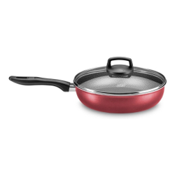 Frigideira Funda Wok Antiaderente 22cm Tampa de vidro é boa?
