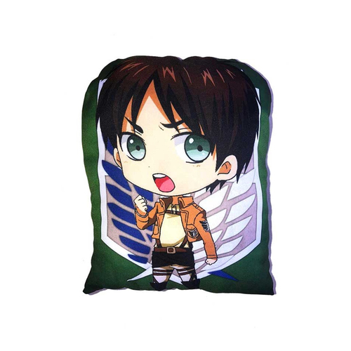 Almofada Anime Attack On Titan Shingeki no Kyojin Eren Yeager Chibi em  Promoção na Americanas