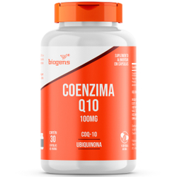Coenzima Q10 100mg, 30caps, Coq-10, Ubiquinona Biogens Menor preço em Coenzima Q10 100mg, 30caps, Coq-10, Ubiquinona Biogens