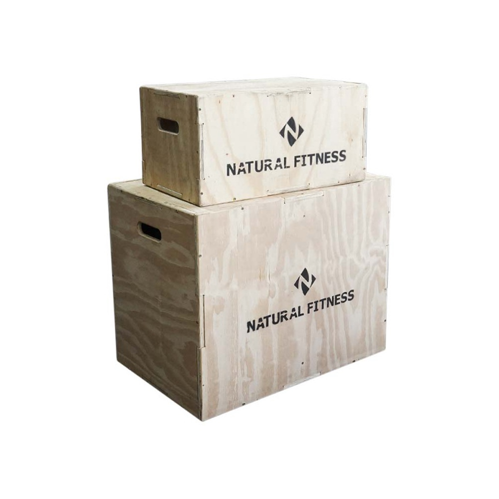 Kit 2 Caixa De Salto Jump Box Grande e Pequena Cross Fit Funcional Academia  Plyobox Madeira em Promoção na Americanas