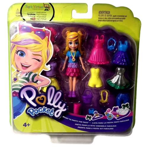 Boneca Polly Pocket Pronta Para A Festa Polly Kit Fabuloso