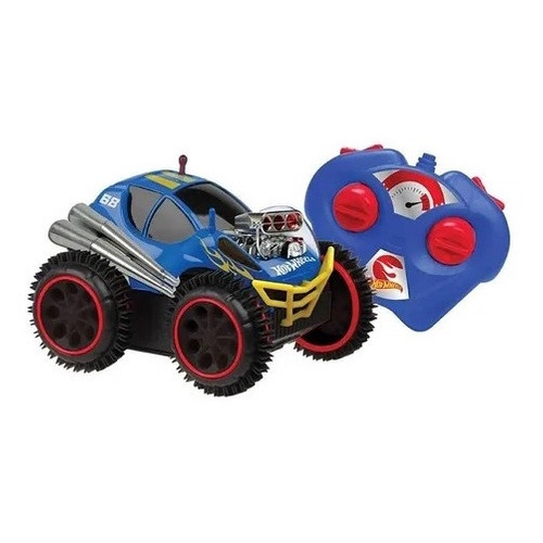 Carrinho Controle Remoto Turbo Tumbling Hot Wheels - Azul - Zaza Toys