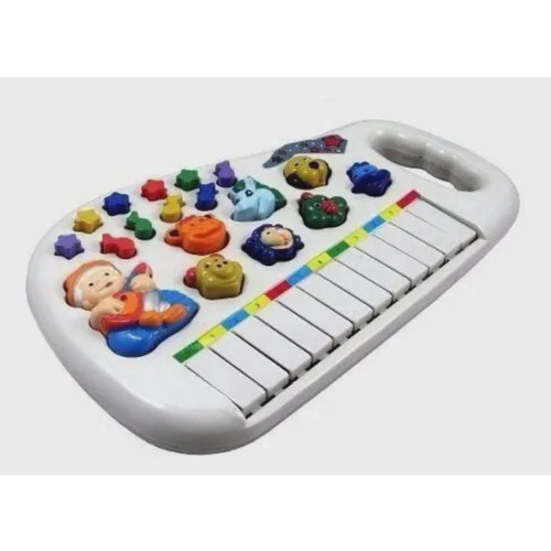 Piano teclado musical infantil sons variados seu lobato 