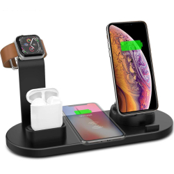 Conveniente 4 em 1 suporte de carregamento sem fio para Apple Watch iPhone Airpods Fast Charger Dock Station é boa?