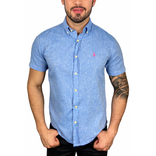 camisa azul oceano