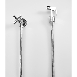 Ducha Higiênica Derivação C64 2 Saídas Metal (flexível 2,00m)1/4 Menor preço em Ducha Higiênica Derivação C64 2 Saídas Metal (flexível 2,00m)1/4