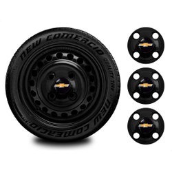 Kit 4 Centro de Roda de Ferro Corsa Wind gm Chevrolet Aro 13 14 15 Preta 4x100 - 4 Furos é boa?