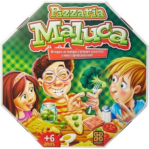 BRINQ ABC - Jogo Pizzaria Maluca - Grow - Leve Bagoo