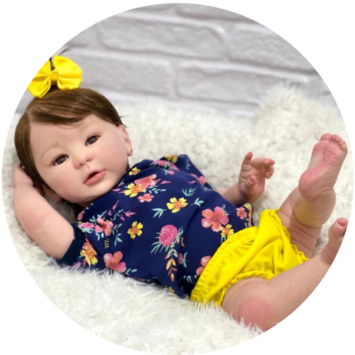 Bebê Reborn Menina Silicone Inteira em Promoção na Americanas