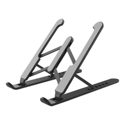 Suporte Dobrável E Portátil Slim Para Notebook E Macbook Preto Menor preço em Suporte Dobrável E Portátil Slim Para Notebook E Macbook Preto