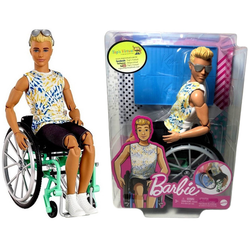 Boneco Articulado com Acessório - Barbie - Ken - Mattel - Ri Happy