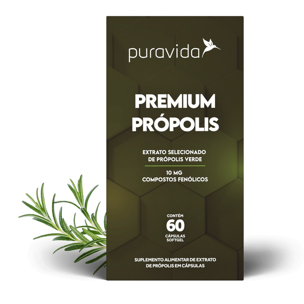 Premium Própolis Verde 60 Caps - Pura Vida Em Promoção | Ofertas Na ...