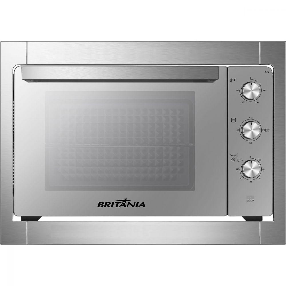 Forno Elétrico De Embutir Britânia 47L BFE47E Inox - 127V | Submarino