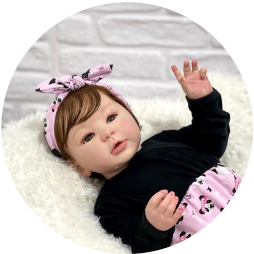 Bebê Reborn Menina Silicone Inteira em Promoção na Americanas