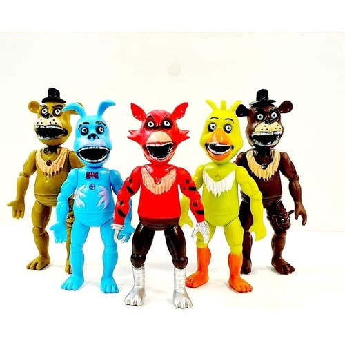 Kit 5 Bonecos Animatronics Five Nights At Freddy's Oferta