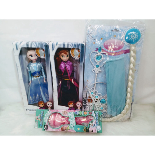 Kit 2 Bonecas De Pelúcia Ana E Elsa Frozen 50 Cm em Promoção na Americanas