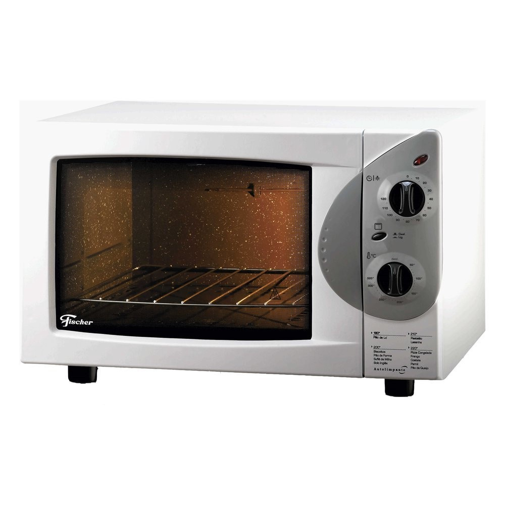 Forno Elétrico Grill 16 44 Litros Timer Dourador 1750W Fischer Em ...