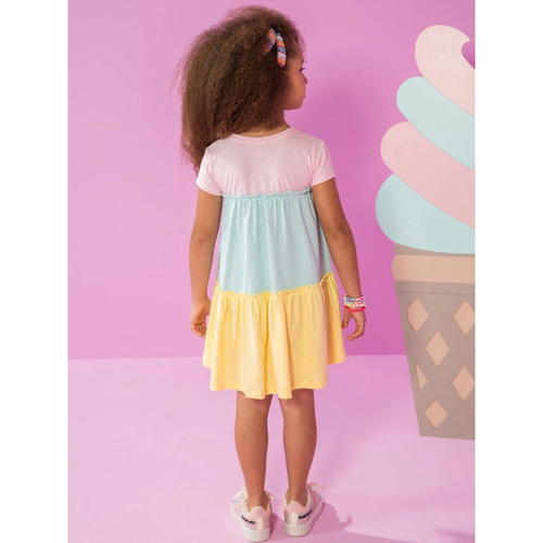 Vestidos 2025 coloridos infantil