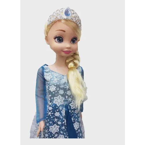 Boneca Gigante Frozen Elsa C/ Som 73cm 2838-2 em Promoção é no Buscapé