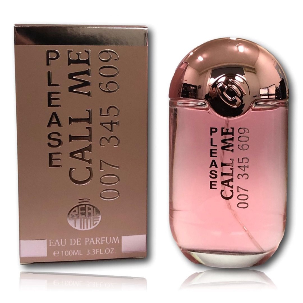 Real Time Please Call Me 007 345 609 Eau De Parfum 100ML Em Promo o 