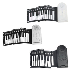 Teclado eletrônico dobrável, piano eletrônico macio e flexível com alto-falante, 49 teclas Menor preço em Teclado eletrônico dobrável, piano eletrônico macio e flexível com alto-falante, 49 teclas