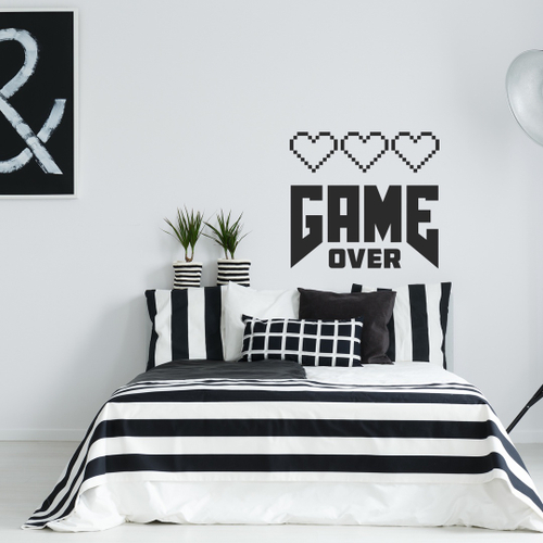 Adesivo De Parede Video Game Gamer Decorativo Desenhos Games