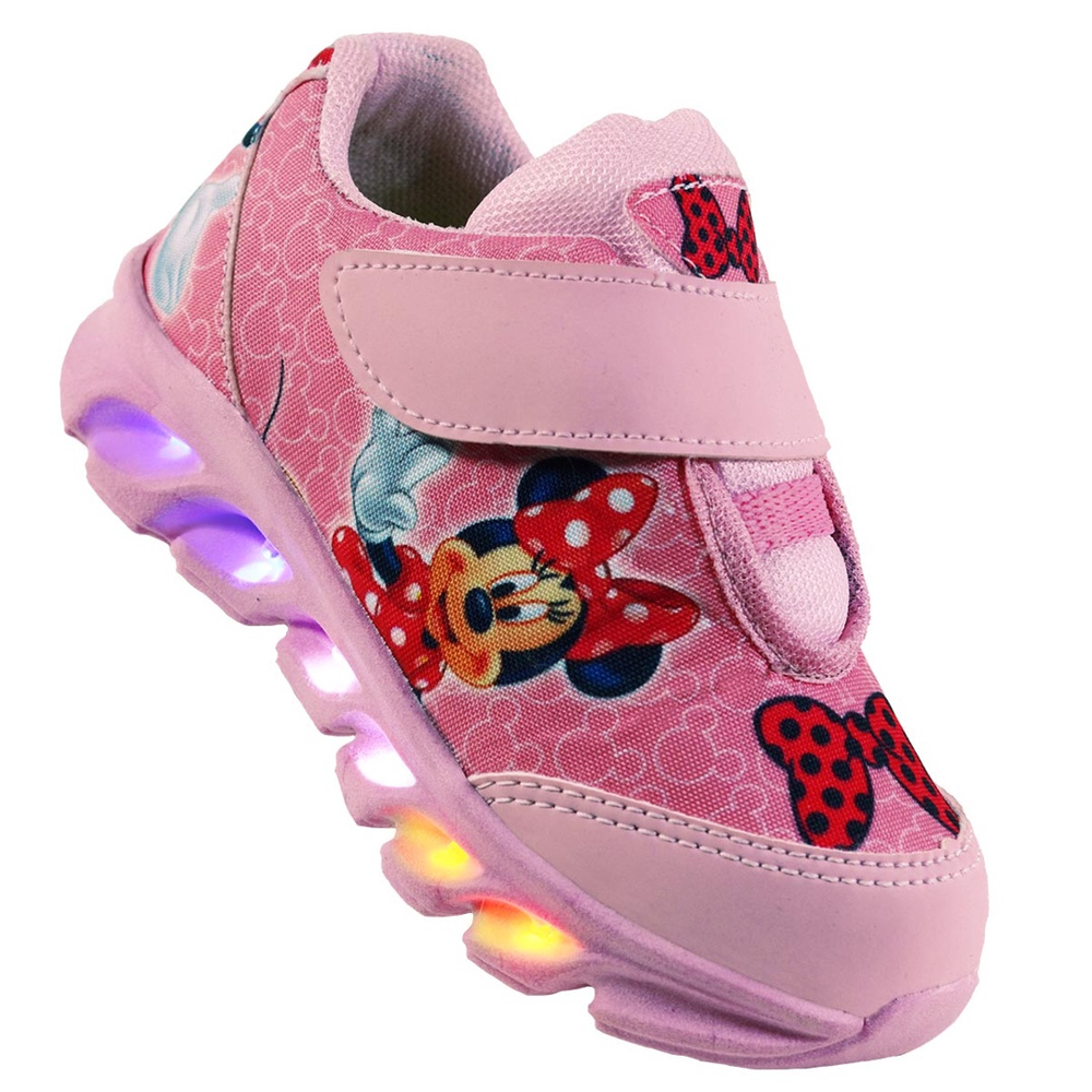 Tenis infantil feminino da fashion minnie