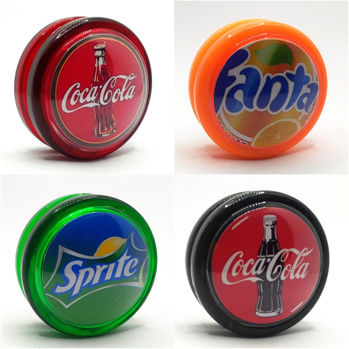 4 Unidades Yoyo ( Ioio, Yo-yo) Coca Cola Edição (fanta, Sprite, Coca-Cola) em na Americanas