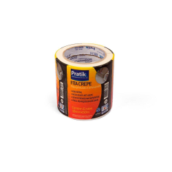 Fita Crepe Pratik 18mm x 50m Uso Geral Embalagem com 6 Unidades Menor preço em Fita Crepe Pratik 18mm x 50m Uso Geral Embalagem com 6 Unidades