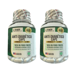 Anti Diabético Caps - 60 cápsulas 500mg - kit com 2 potes é boa?