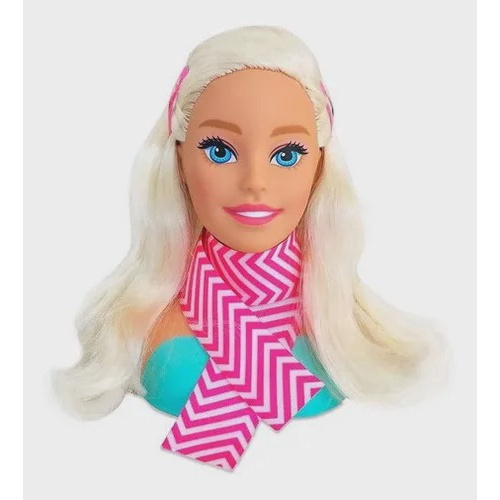 Boneca Barbie Busto Pentear Maquiar Maquiagem Mattel