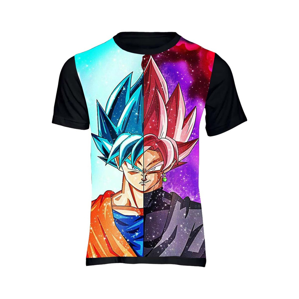 Camiseta Goku Criança dbz Anime Desenho Mangá 1005 em Promoção na