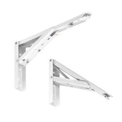 Suporte Dobrável Par 30cm Tampo Mesa Mão Francesa Cantoneira Menor preço em Suporte Dobrável Par 30cm Tampo Mesa Mão Francesa Cantoneira