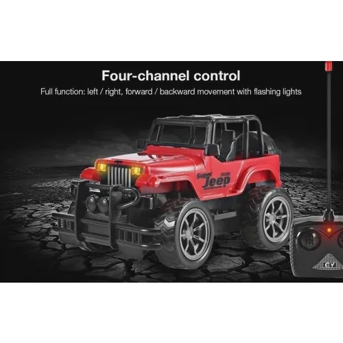 Carro Carrinho Controle Remoto Jipe 4x4 Off Road Trilha 4 Canais em  Promoção na Americanas