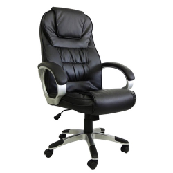 Cadeira Presidente em Couro Pu Preta com Massagem PMC-01 Menor preço em Cadeira Presidente em Couro Pu Preta com Massagem PMC-01