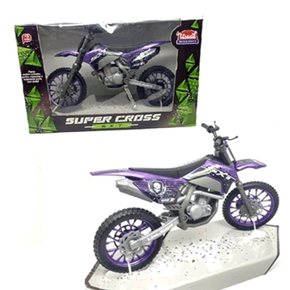 Moto de Corrida Super Cross sxt Roxa Usual Brinquedos no Shoptime