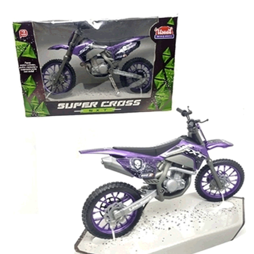 Motocross Brinquedo Moto Infantil Super Oferta Roxa - Dupari